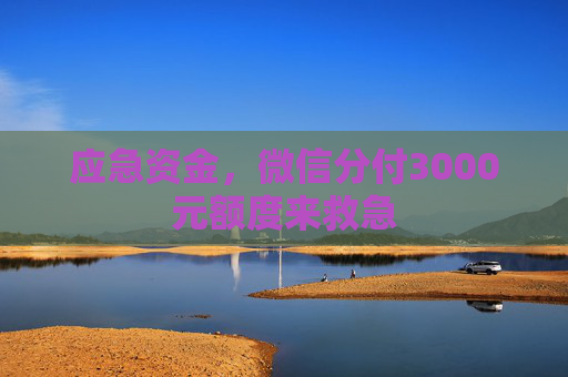 应急资金，微信分付3000元额度来救急