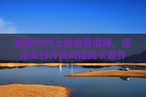 微信分付上线自营借钱，信用支付开始向信用卡看齐