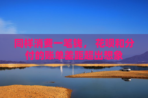 同样消费一笔钱， 花呗和分付的账单差距超出想象 第1张