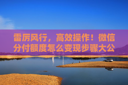 雷厉风行，高效操作！微信分付额度怎么变现步骤大公开