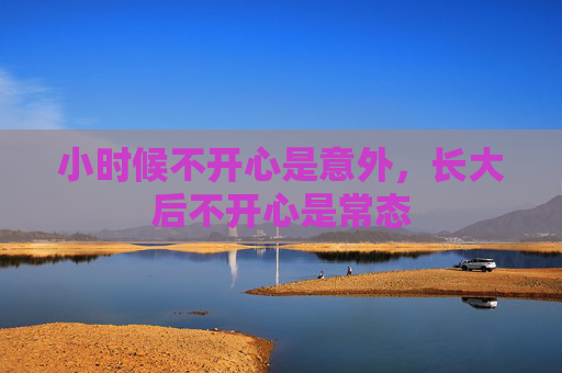 小时候不开心是意外，长大后不开心是常态