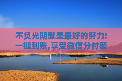 不负光阴就是最好的努力!一键到账,享受微信分付额度提现的便捷