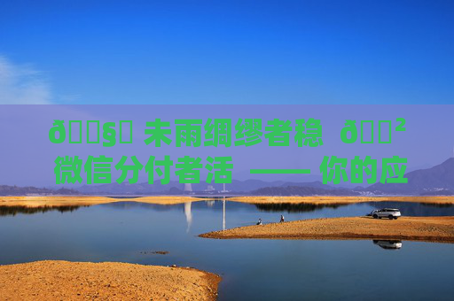 🌧️ 未雨绸缪者稳  📲 微信分付者活  —— 你的应急备用金，从这里来