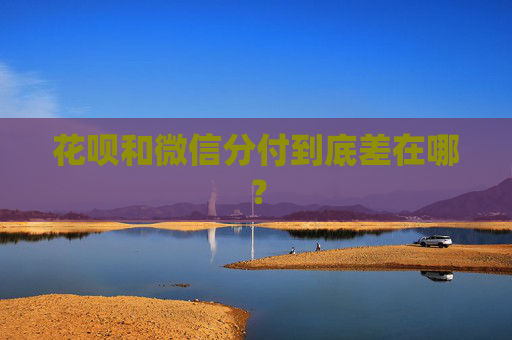 花呗和微信分付到底差在哪？ 第1张