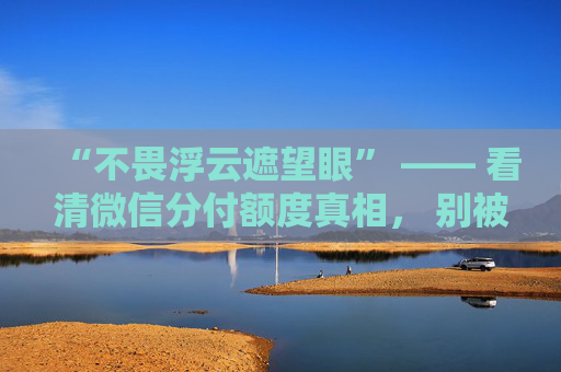 “不畏浮云遮望眼” —— 看清微信分付额度真相， 别被“提额中介”忽悠了