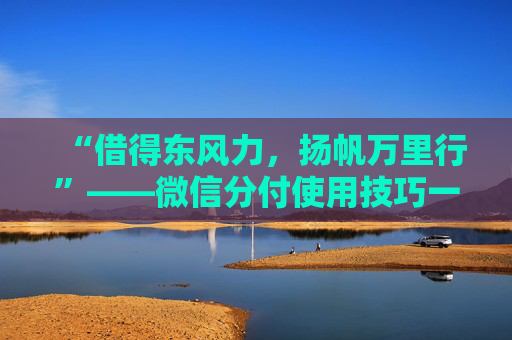 “借得东风力,扬帆万里行”——微信分付使用技巧一篇通 第2张 “借得东风力,扬帆万里行”——微信分付使用技巧一篇通 第2张