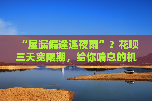 “屋漏偏逢连夜雨”?花呗三天宽限期,给你喘息的机会 第2张 “屋漏偏逢连夜雨”?花呗三天宽限期,给你喘息的机会 第2张