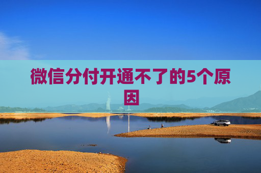 微信分付开通不了的5个原因