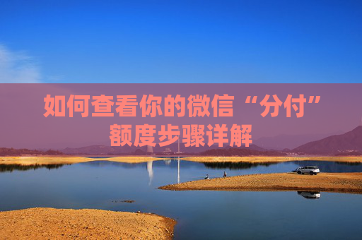 如何查看你的微信“分付”额度步骤详解