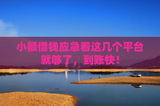 小额借钱应急看这几个平台就够了，到账快！