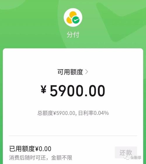 解锁财富大门，别让微信分付额度沉睡了！